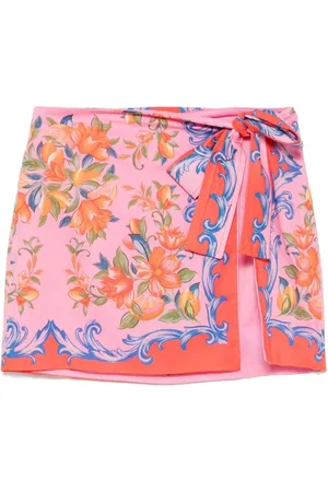 Farm Rio Femme, Maillots de bain, Rose, Taille: 36 FR Jupe Rose avec Latéral