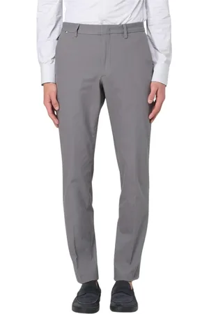 HUGO BOSS Homme, Pantalons, Gris, Taille: XL Pantalon SlimFit en Mélange de Coton Bleu