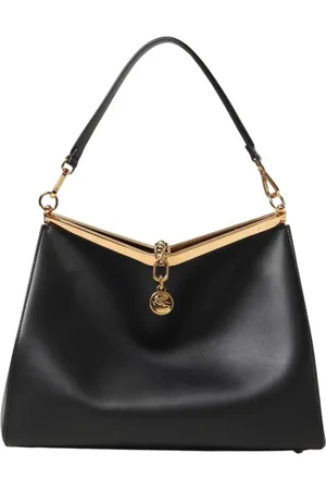 Etro Femme, Sacs, Noir, Taille: ONE Size Sac à Bandoulière en Cuir Noir
