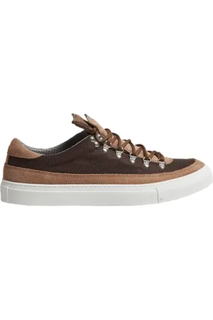 Diemme Homme, Chaussures, Brun, Taille: 42 EU Baskets Sportif Classique en Tissu Taupe