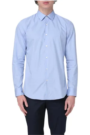 HUGO BOSS Homme, Chemises, Bleu, Taille: M Chemise en Coton Bleu