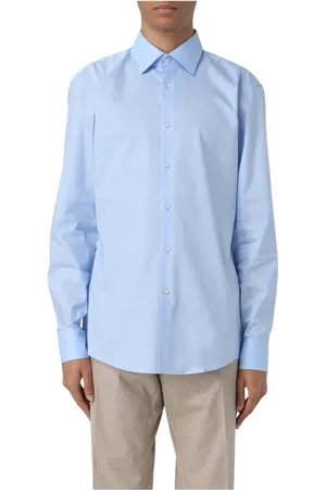 HUGO BOSS Homme, Chemises, Bleu, Taille: 2XL Chemise Élégante en Coton
