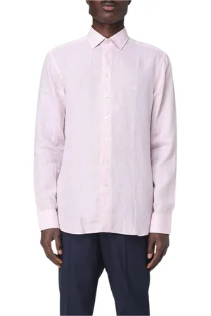 Etro Homme, Chemises, Rose, Taille: 4XL Chemise Rose à Manches Longues