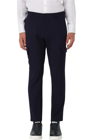 HUGO BOSS Homme, Pantalons, Bleu, Taille: L Pantalon Cargo Bleu Marine pour Homme