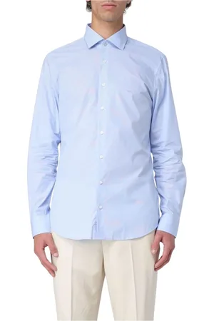Michael Kors Homme, Chemises, Bleu, Taille: S Chemise Élégante Bleue à Boutons