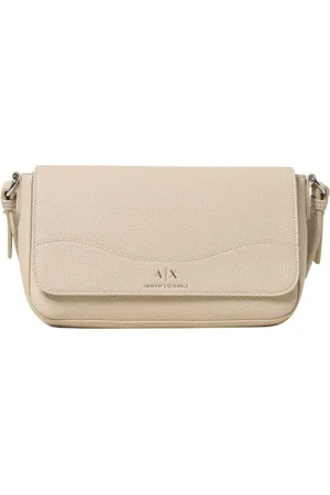 Armani Exchange Femme, Sacs, , Taille: ONE Size Sac bandoulière en cuir noir