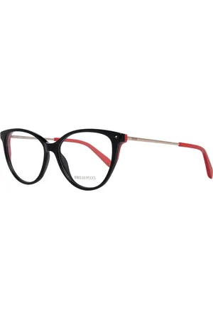 Emilio Pucci Femme, Accessoires, Noir, Taille: ONE Size Montures Optiques Noires pour Femmes Full-Rim