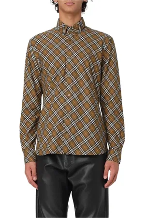 Burberry Homme, Chemises, , Taille: XL Chemise à Manches Longues Élégante Confortable