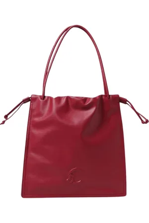 Coccinelle Femme, Sacs, Rouge, Taille: ONE Size Sac à Bandoulière en Cuir Noir à Cordon