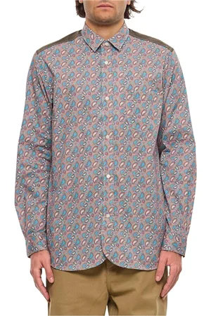 JUNYA WATANABE Homme, Chemises, Multicolore, Taille: S Chemise en Coton Paisley Colorée