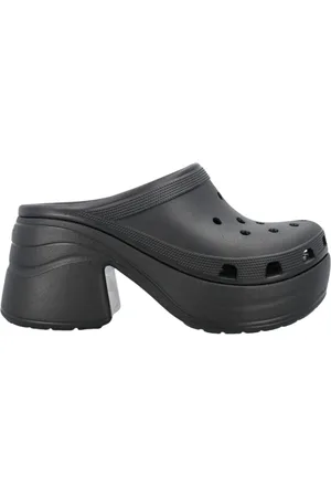 Crocs Homme, Chaussures, Noir, Taille: 37 EU Sabots à talons hauts et plateforme noirs
