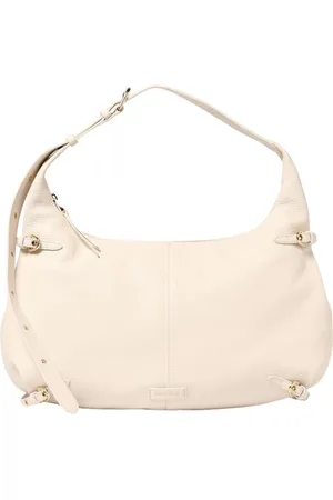 Coccinelle Femme, Sacs, Blanc, Taille: ONE Size Sac à bandoulière en cuir noir