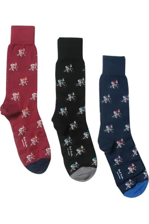Paul Smith Homme, Sous-vêtements, Multicolore, Taille: ONE Size Chaussettes Rayées Multicolores