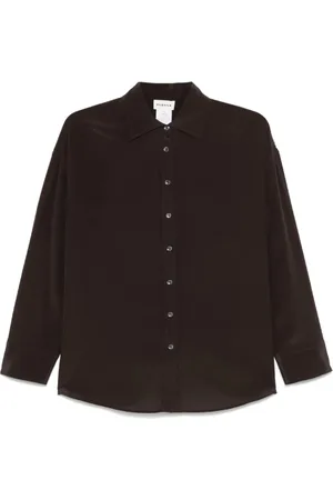 P.A.R.O.S.H. Femme, Blouses et Chemises, Noir, Taille: 40 FR Chemise Élégante Femme