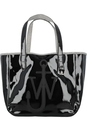 J.W.Anderson Femme, Sacs, Noir, Taille: ONE Size Sac cabas en denim enduit noir