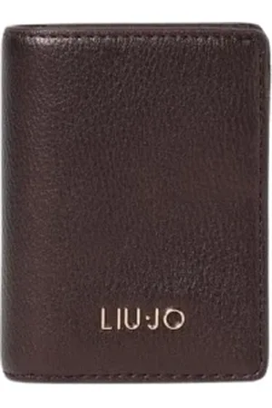 Liu Jo Femme, Accessoires, Brun, Taille: ONE Size Portefeuille en Cuir Marron Design Élégant