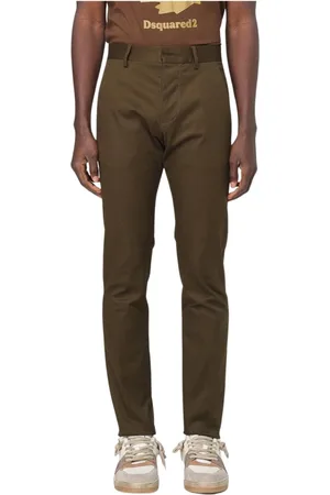 Dsquared2 Homme, Pantalons, Vert, Taille: XS Pantalon Chinos Slim Fit Noir