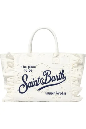MC2 SAINT BARTH Femme, Sacs, Blanc, Taille: ONE Size Sac Fourre-Tout Été Blanc