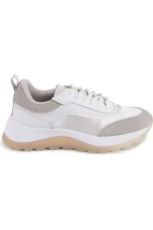 Calvin Klein Femme, Chaussures, Multicolore, Taille: 41 EU Baskets en Polyester Blanc