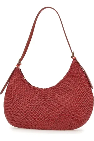 Dragon Diffusion Femme, Sacs, Rouge, Taille: ONE Size Sac à bandoulière en cuir rouge Luna Piena