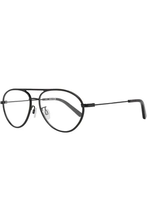 Bally Homme, Accessoires, Noir, Taille: ONE Size Montures Optiques Aviateur Noires