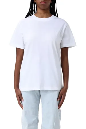 A.P.C. Femme, Tops, Blanc, Taille: 38 FR T-Shirt Blanc Col Rond Femme