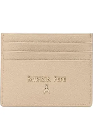 Patrizia Pepe Femme, Accessoires, , Taille: ONE Size Porte-cartes en Cuir Rouge