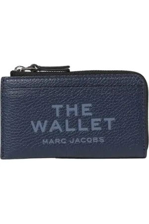 Marc Jacobs Femme, Accessoires, Bleu, Taille: ONE Size Portefeuille ZipAround Bleu pour Femmes