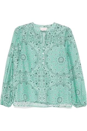 MC2 SAINT BARTH Femme, Blouses et Chemises, Multicolore, Taille: 40 FR Chemise Vert d