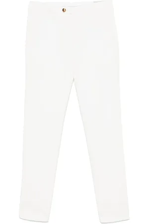 Brunello Cucinelli Homme, Pantalons, Blanc, Taille: L Pantalon élégant en marron