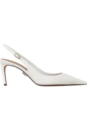 Dolce & Gabbana Femme, Chaussures, Blanc, Taille: 36 1/2 EU Talons blancs à bout pointu