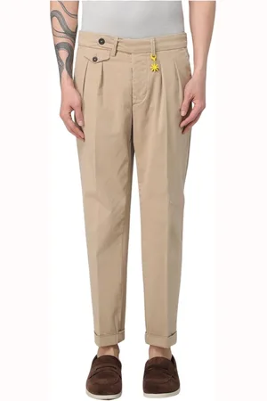 Manuel Ritz Homme, Pantalons, , Taille: S Pantalon Slim-Fit avec Détails