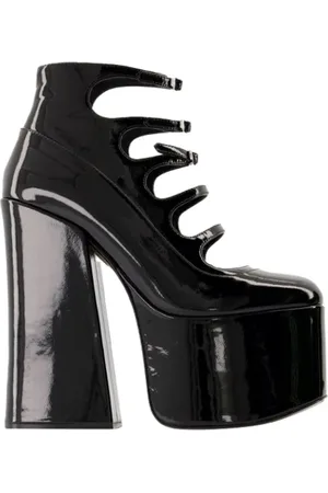 Marc Jacobs Femme, Chaussures, Noir, Taille: 36 EU Cuir chaussures-talons