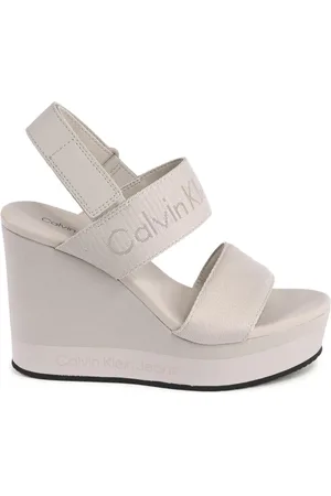 Calvin Klein Femme, Chaussures, , Taille: 40 EU Sandales compensées en nylon