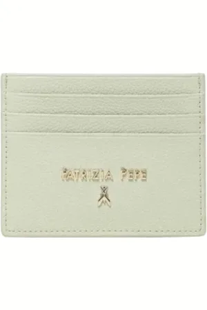Patrizia Pepe Femme, Accessoires, Vert, Taille: ONE Size Porte-cartes en Cuir Menthe
