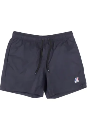 K-Way Homme, Maillots de bain, Bleu, Taille: 2XL Shorts de Bain Logo Taille Ajustable