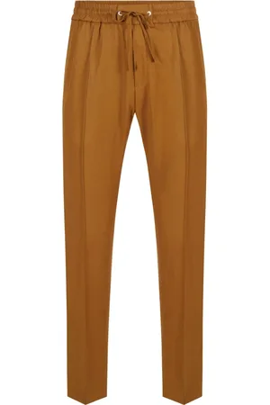 Iceberg Homme, Pantalons, , Taille: L Pantalon confortable en Tencel de couleur huile avec des rayures contrastantes