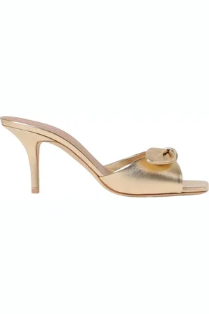 MALONE SOULIERS Femme, Chaussures, Jaune, Taille: 36 EU Sandales à Talons Dorés pour Femmes