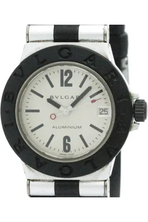 Bvlgari Femme, Pre-owned, Gris, Taille: ONE Size Pre-owned Caoutchouc montres