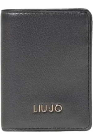 Liu Jo Femme, Accessoires, Gris, Taille: ONE Size Portefeuille en Cuir Gris à Fermeture Éclair
