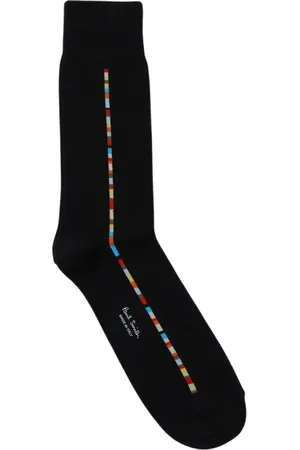 Paul Smith Homme, Sous-vêtements, Noir, Taille: ONE Size Chaussettes à rayures
