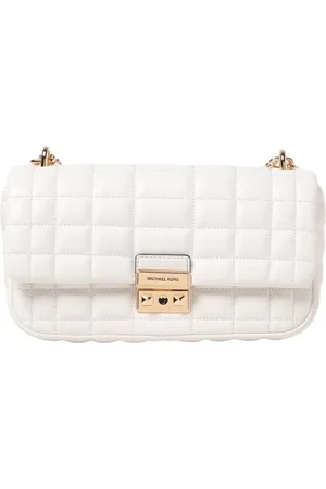 Michael Kors Femme, Sacs, Blanc, Taille: ONE Size Sac à Bandoulière Matelassé Blanc