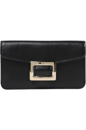 Roger Vivier Femme, Accessoires, Noir, Taille: ONE Size Portefeuille de luxe avec fermoir à boucle