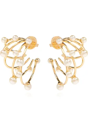 Tory Burch Femme, Accessoires, Jaune, Taille: ONE Size Boucles d