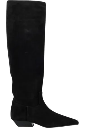 Khaite Femme, Chaussures, Noir, Taille: 40 EU Élégantes Bottes Noires au Genou