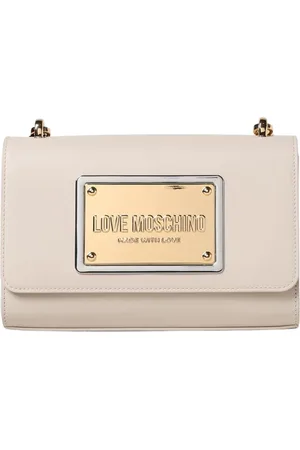 Moschino Femme, Sacs, , Taille: ONE Size Sac à bandoulière ivoire Chic et polyvalent