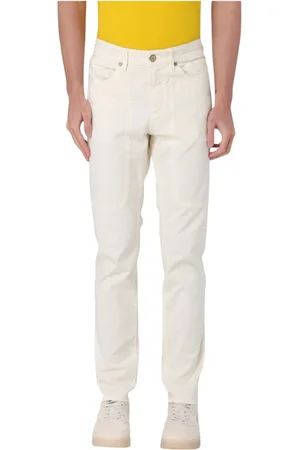 Jeckerson Homme, Pantalons, , Taille: W31 Pantalon Slim Fit Jaune Crème