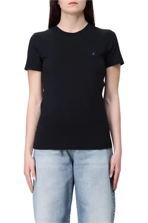 save the duck Femme, Tops, Noir, Taille: 42 FR T-shirt Femme Noir à Imprimé Graphique