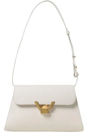Coccinelle Femme, Sacs, Blanc, Taille: ONE Size Sac à Bandoulière Argent Élégant et Pratique