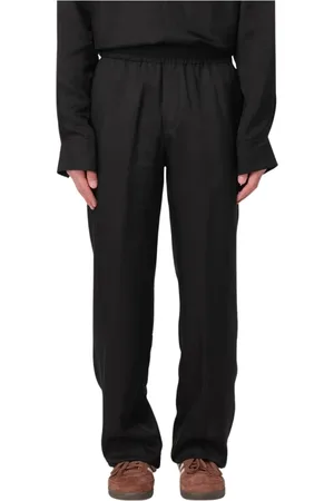 Msgm Homme, Pantalons, Noir, Taille: L Pantalon Noir Moderne